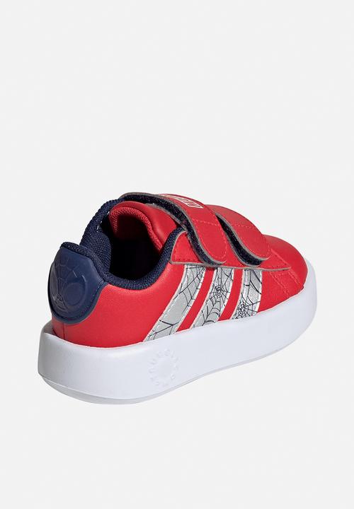 adidas Performance - Grand Court Spider-Man Cf I - Pure Ruby/Silver Met./Dark Blue