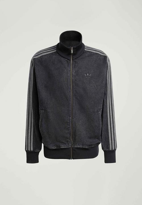 adidas Originals -  Originals Adicolor Denim Firebird Track Top - True Black Denim