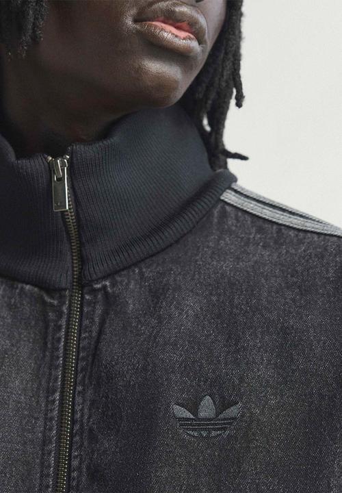 adidas Originals -  Originals Adicolor Denim Firebird Track Top - True Black Denim