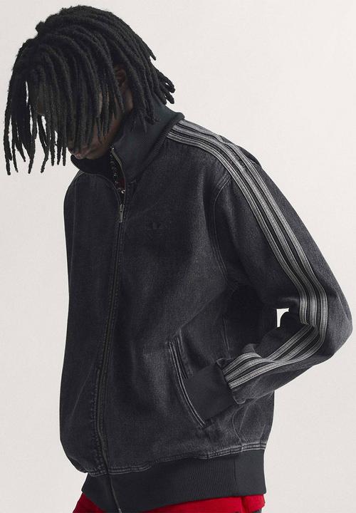 adidas Originals -  Originals Adicolor Denim Firebird Track Top - True Black Denim