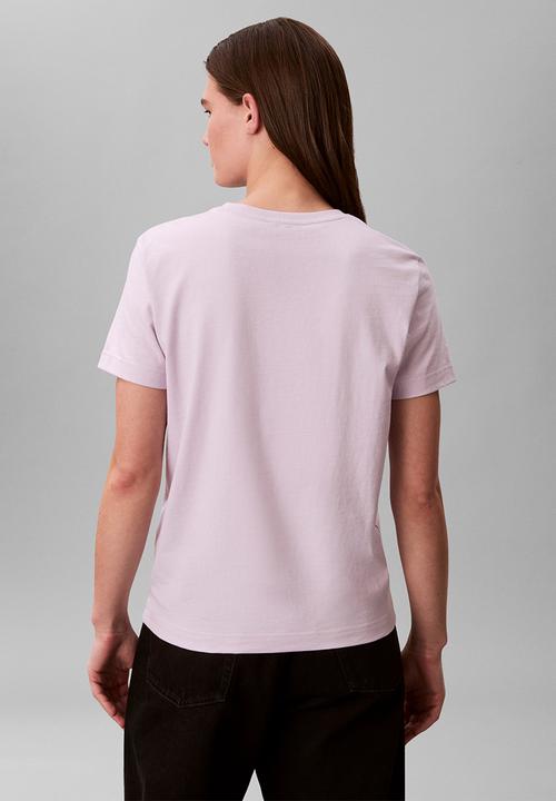 Calvin Klein - Short sleeve monogram crew tee - island lilac