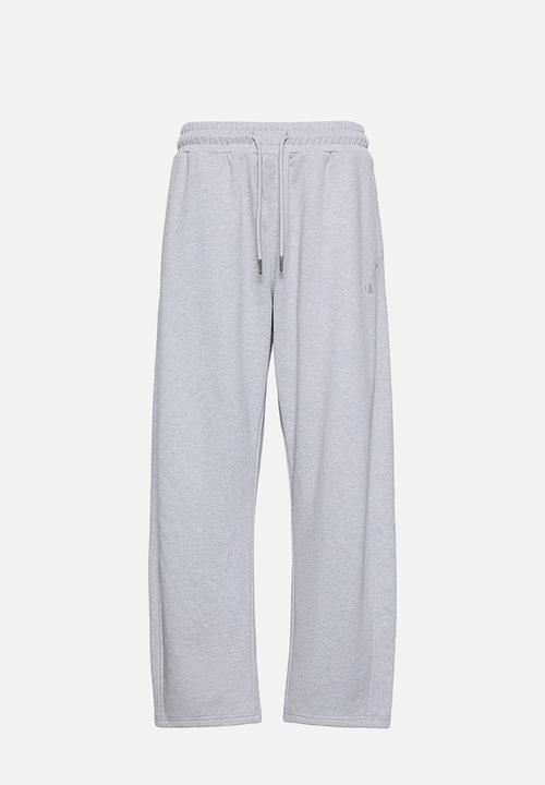 Calvin Klein - Monogram french terry barrel pant - heroic grey heather