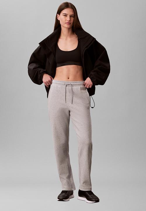 Calvin Klein - Monogram french terry barrel pant - heroic grey heather