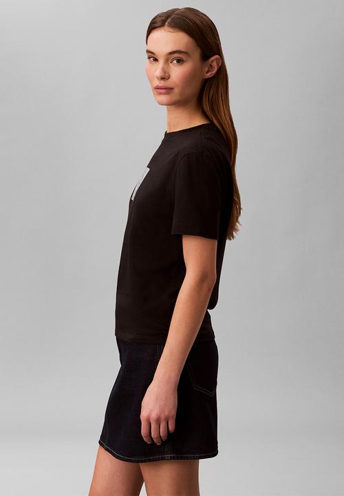 Calvin Klein - Short sleeve classic fit monogram tee - black