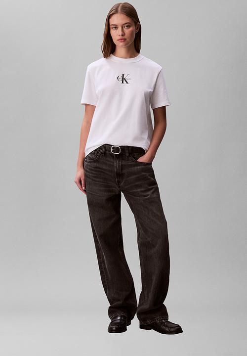 Calvin Klein - Short sleeve 20s classic logo tee - bright white