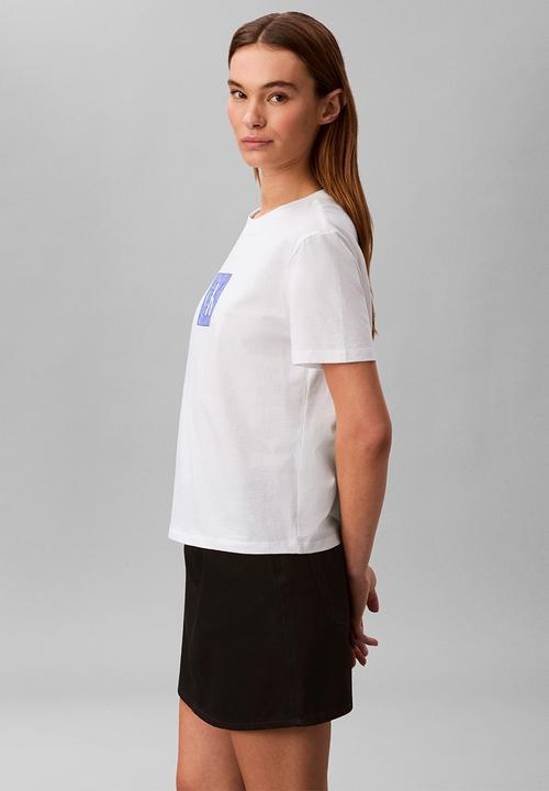 Calvin Klein - Short sleeve classic fit monogram tee - bright white