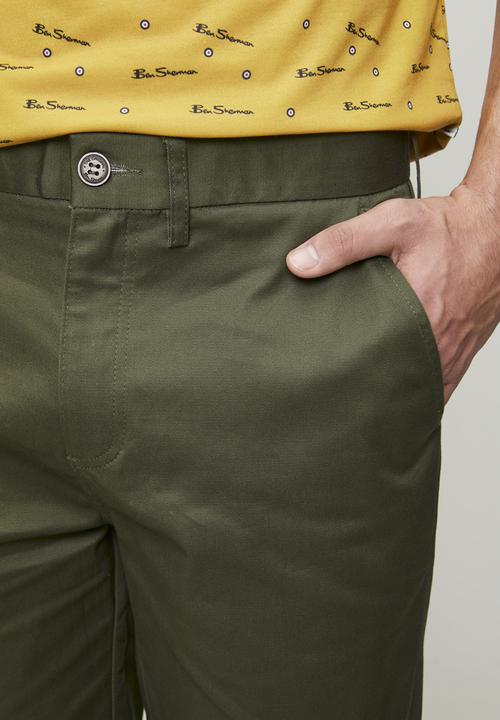 Ben Sherman - Bs Chino Shorts - Olive