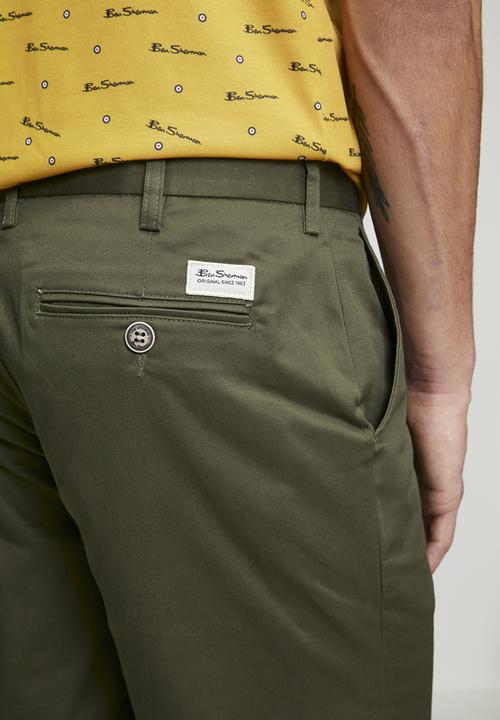 Ben Sherman - Bs Chino Shorts - Olive
