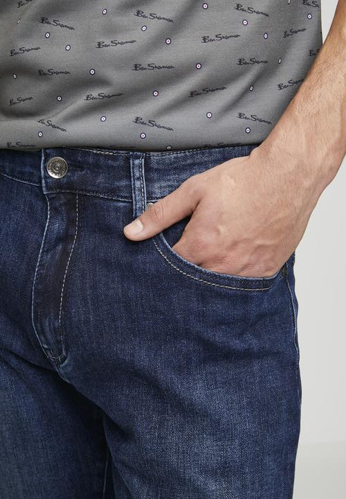 Ben Sherman - Straight Fit Classic Denim - Dk Blue