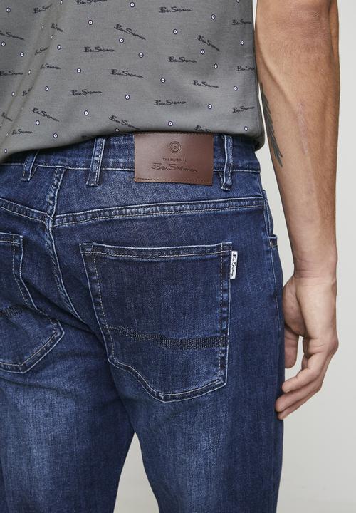 Ben Sherman - Straight Fit Classic Denim - Dk Blue