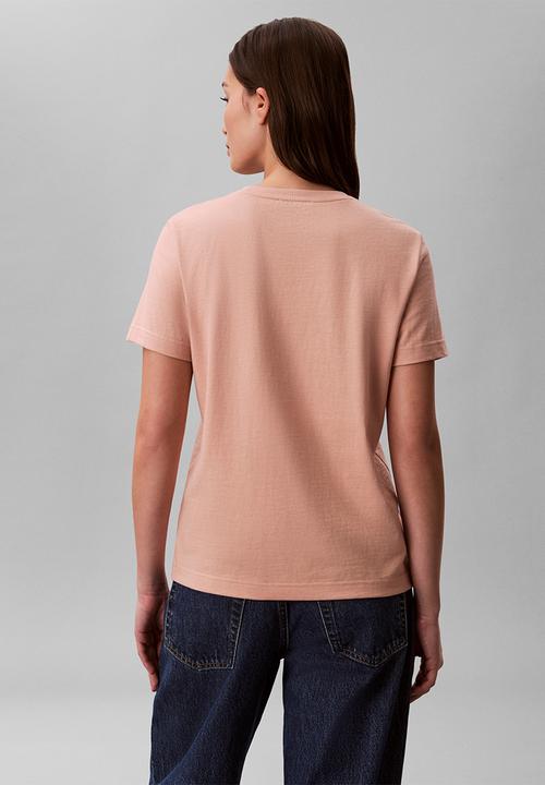 Calvin Klein - Short sleeve monogram crew tee - tuscan wind