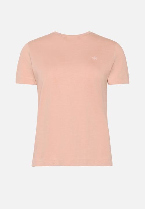 Calvin Klein - Short sleeve monogram crew tee - tuscan wind