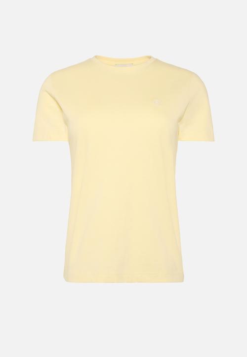 Calvin Klein - Short sleeve monogram crew tee - french vanilla