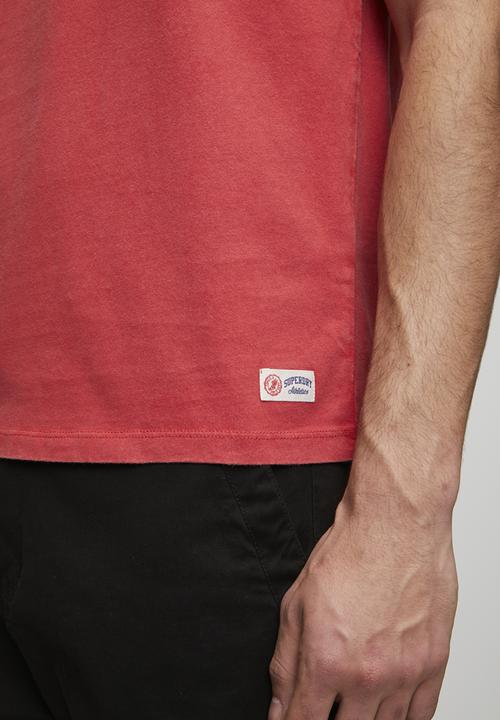 Superdry. - 1954 Company Relaxed Tee-Base Red