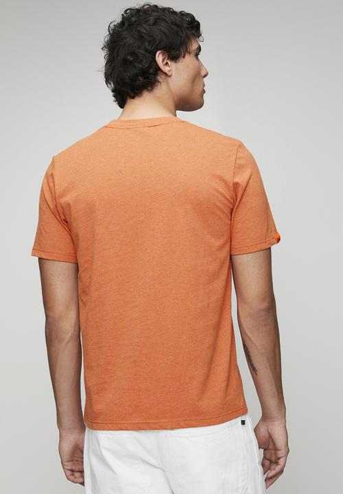 Superdry. - Vl Heritage Relaxed Tee-Rust Orange Marl