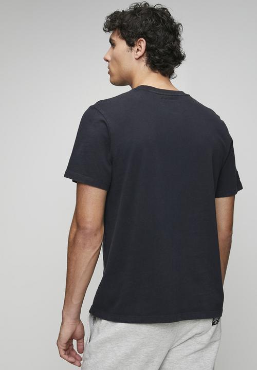 Superdry. - Industry Worker Relaxed Tee-Eclipse Navy