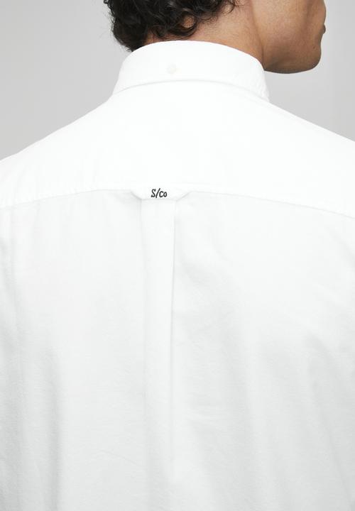 Superdry. - Preppy Oxford Long Sleeve Shirt-Optic
