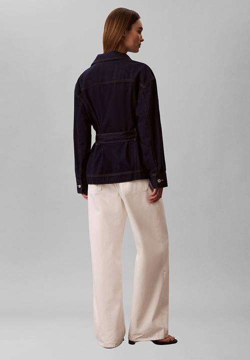 Calvin Klein - Whs cinched jacket rinse - rinse
