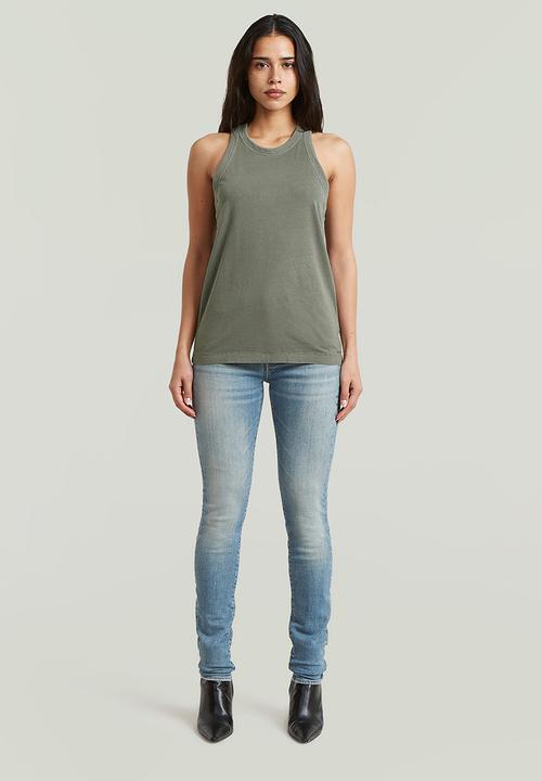 G-STAR - 3301 skinny wmn - vintage biscay blue