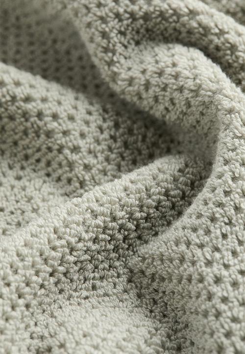 H&M - Cotton terry bath sheet - sage green