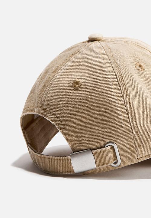 H&M - Embroidered-motif twill cap - beige/rowing club