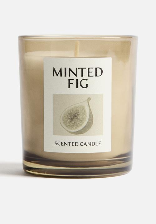 H&M - Scented candle in a glass holder - minted fig