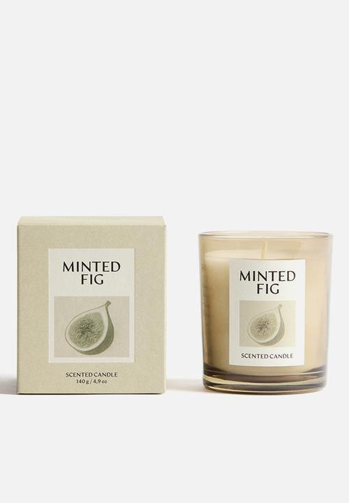 H&M - Scented candle in a glass holder - minted fig