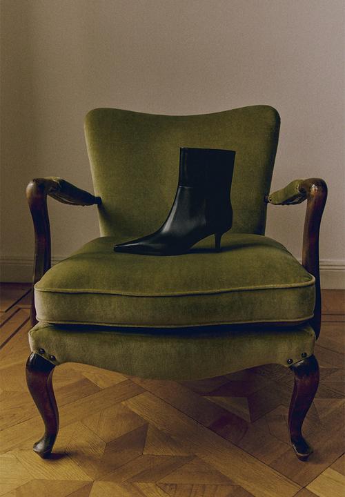 H&M - Heeled ankle boots - black