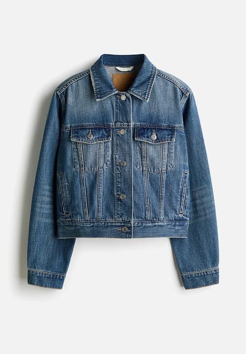 H&M - Denim jacket - washed denim blue
