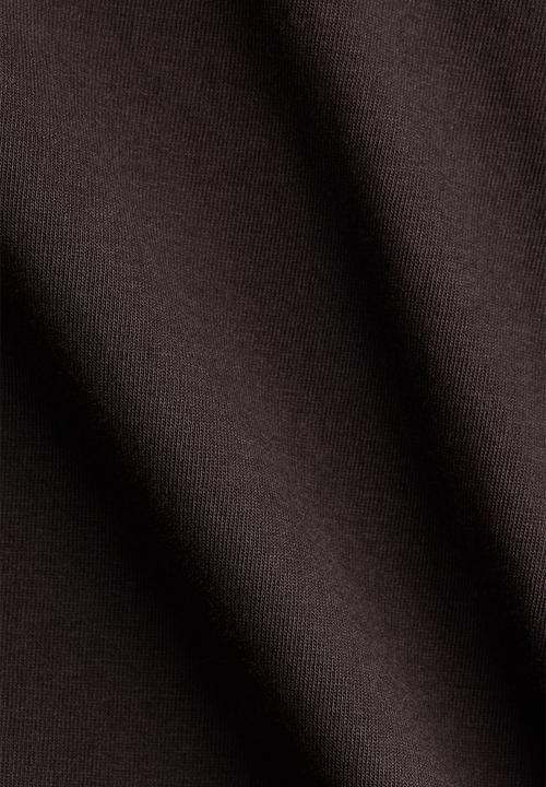 H&M - Long-sleeved cotton top - dark brown