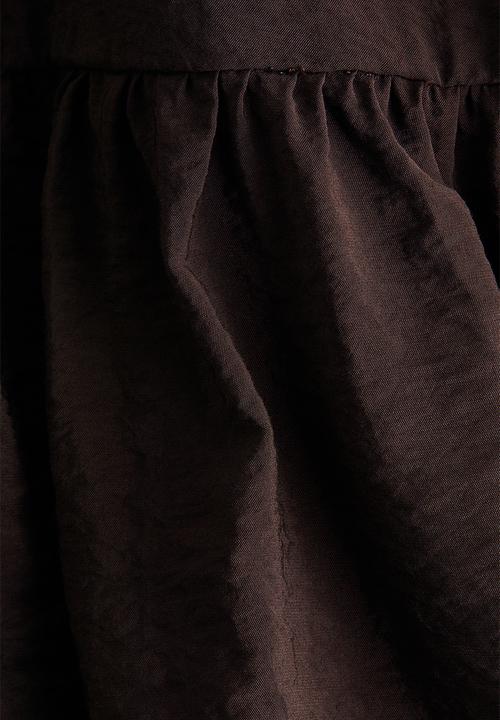 H&M - Flared skirt - dark brown