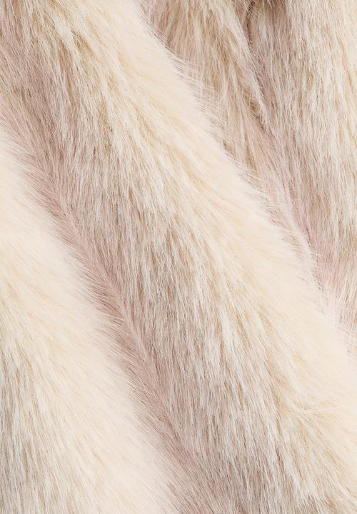 H&M - Fluffy coat - light beige