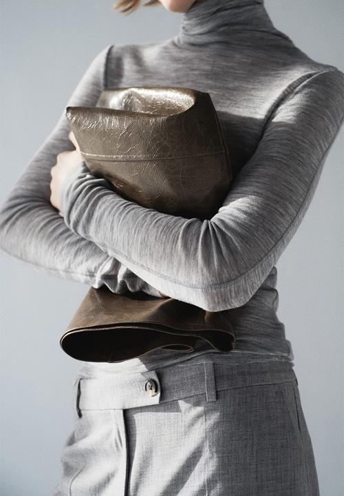 H&M - Tailored trousers - grey marl