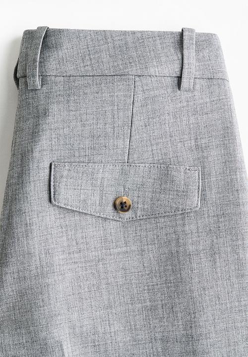 H&M - Tailored trousers - grey marl