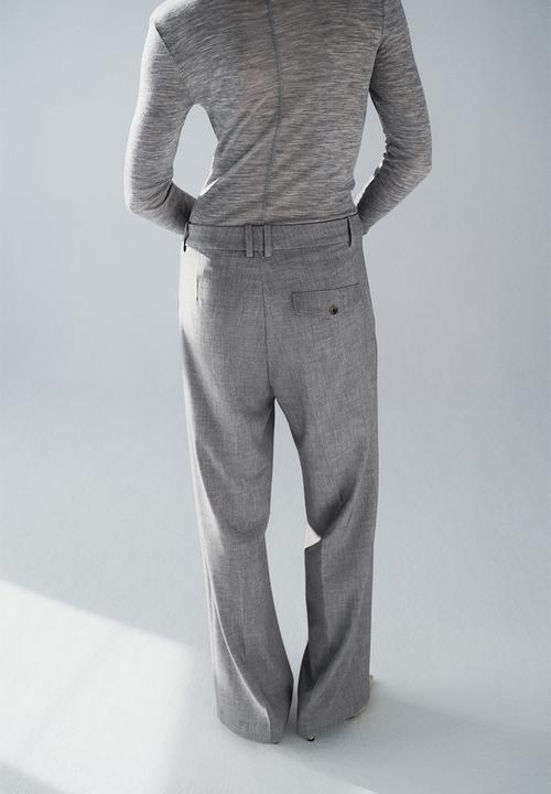 H&M - Tailored trousers - grey marl
