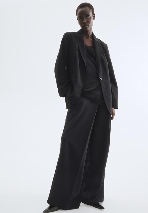 H&M - Single-breasted blazer - black