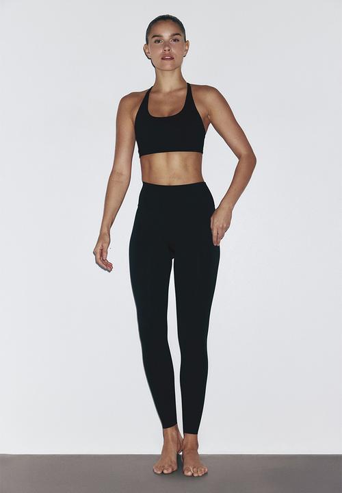 H&M - Sculptmove™ high-waisted leggings - black