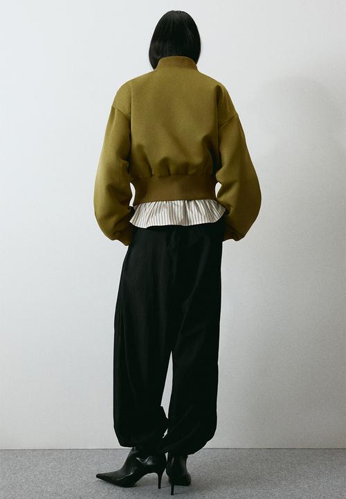 H&M - Bomber jacket - golden olive