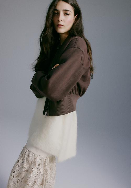 H&M - Bomber jacket - dark brown