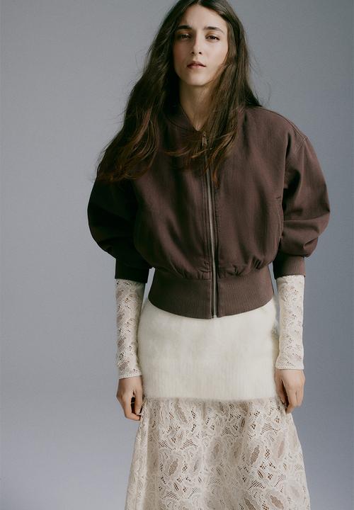 H&M - Bomber jacket - dark brown