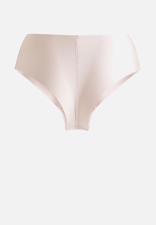 H&M - 3 Pack invisible hipster briefs - light pink/light beige/black
