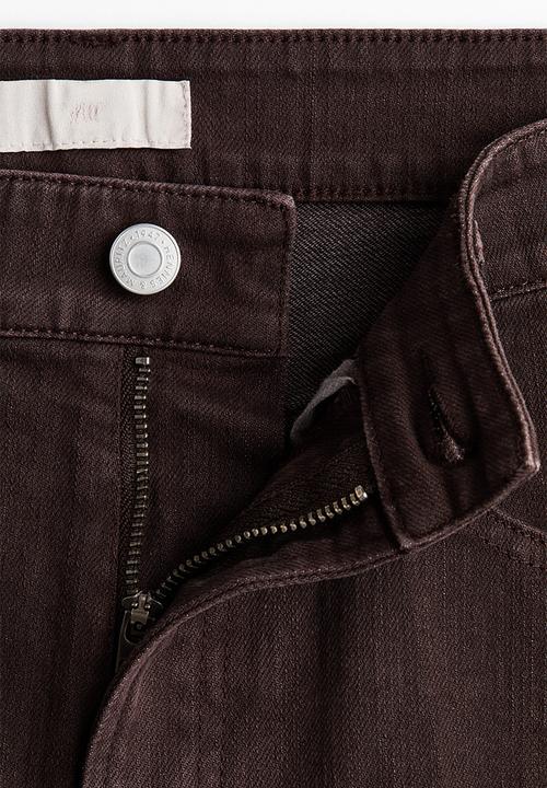 H&M - Bootcut high jeans - dark brown