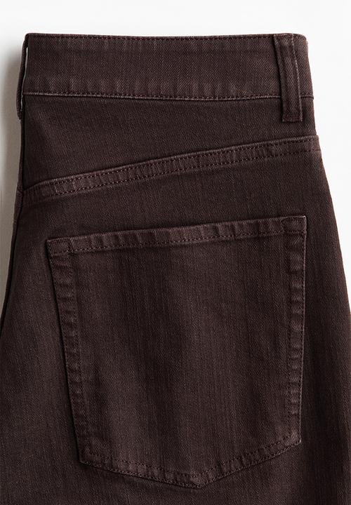 H&M - Bootcut high jeans - dark brown
