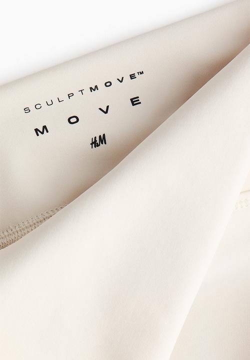 H&M - Sculptmove™ leggings - ivory
