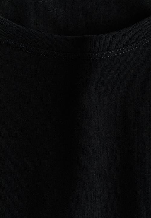H&M - Fitted cotton top - black