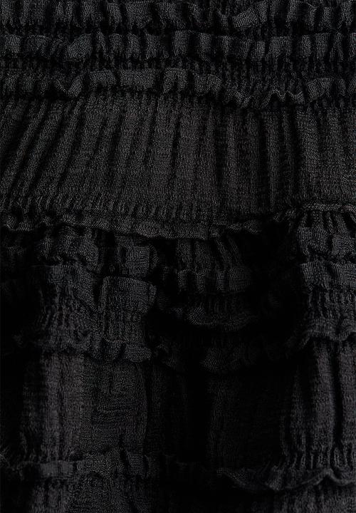 H&M - Smocked top - black