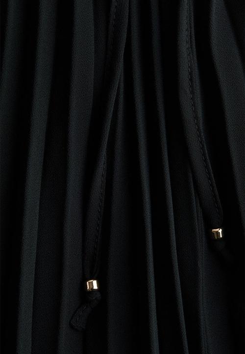 H&M - Pleated chiffon skirt - black