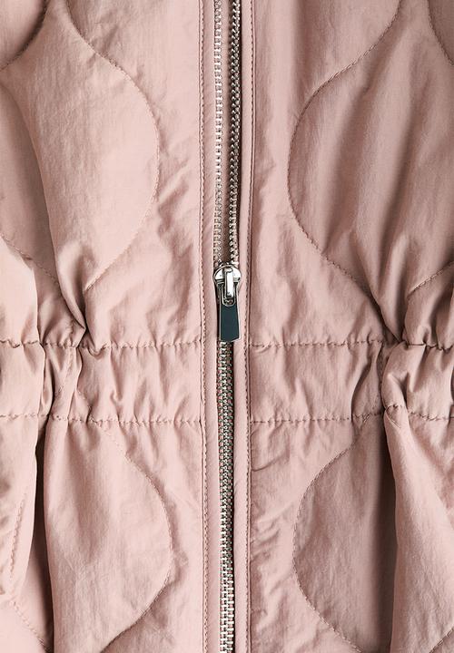 H&M - Thermolite® quilted jacket - light dusty pink