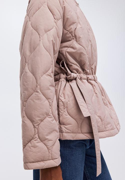 H&M - Thermolite® quilted jacket - light dusty pink