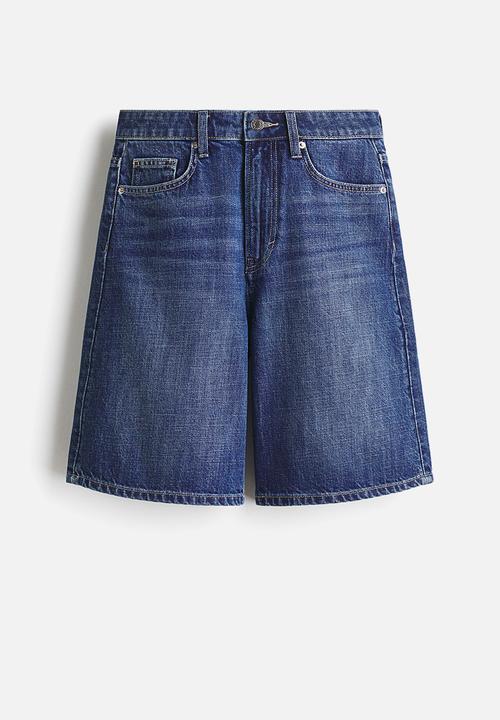H&M - Denim bermuda shorts - denim blue